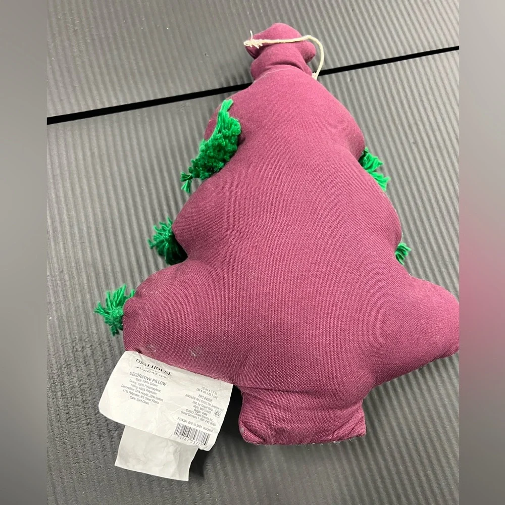 Festive Christmas Tree Plush pillow